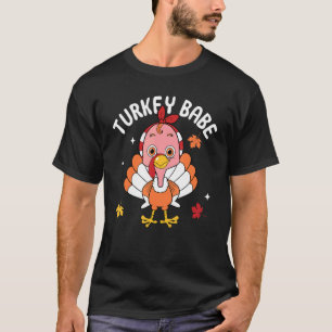 T-shirt Turquie Babe Automne Automne Y'all Thanksgiving Re