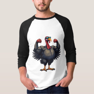 T-shirt Turquie Bodybuilding Thanksgiving Day Gym entraîne