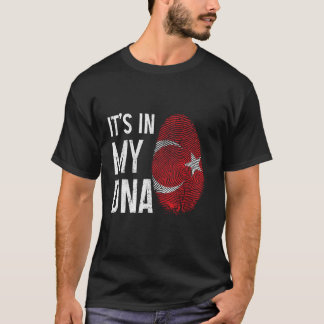 T-shirt Turquie C'est dans mon ADN Le drapeau turc Patrimo