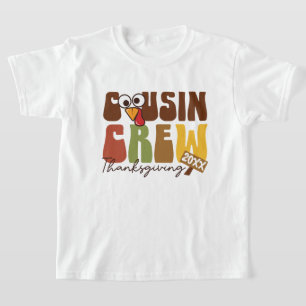 T-shirt Turquie Cousin Crew - Jolie famille Thanksgiving