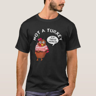 T-shirt Turquie déguiser Cupcake drôle Thanksgiving Novelt