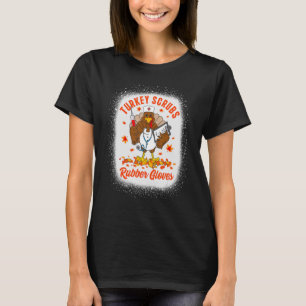 T-shirt Turquie Écrase Gants En Caoutchouc Thanksgiving Tu