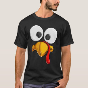 T-shirt Turquie Face Jeunes Garçons Enfants Filles Thanksg