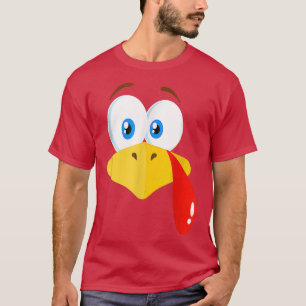 T-shirt Turquie Face Pèlerin Thanksgiving Costume 