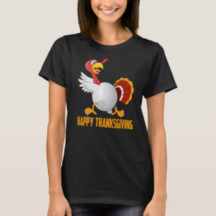 T-shirt Turquie & Golf Ball Automne Vibes Automne Happy Th