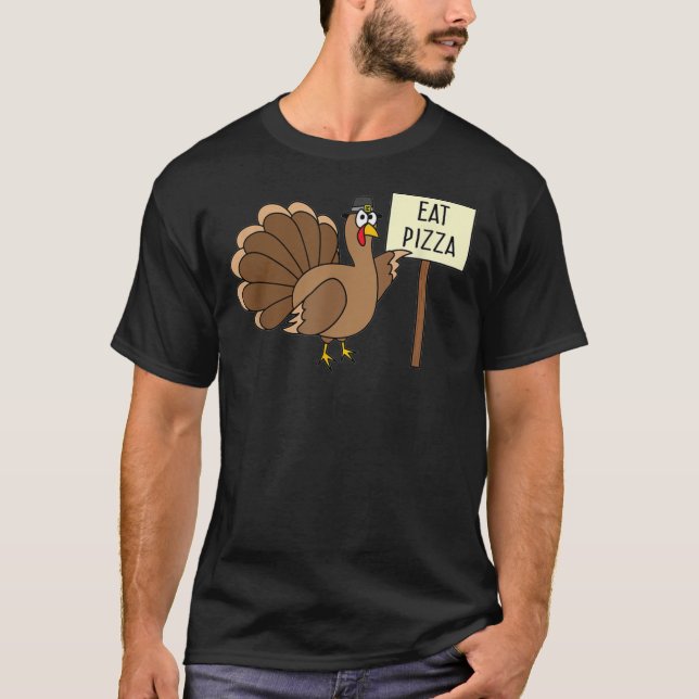 T-shirt Turquie Mange Pizza Adulte Vegas Enfants Drôle Tha (Devant)