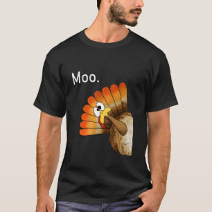 T-shirt turquie moo drôle de thandon long sleeve T chemise