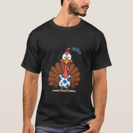T-shirt Turquie Moo Drôle Thanksgiving