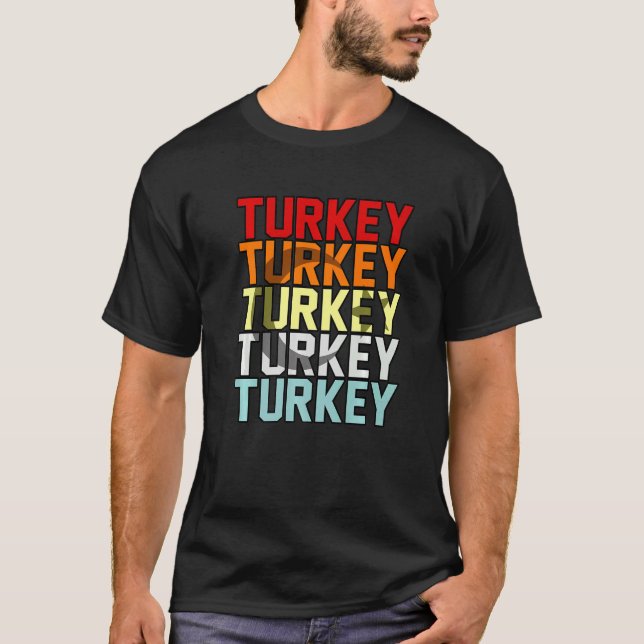 T-shirt Turquie Rétro (Devant)