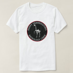 T-shirt Turquie Skeleton Thankesgiving 
