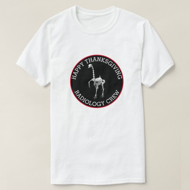 T-shirt Turquie Skeleton Thankesgiving  (Design devant)
