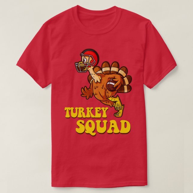 T-shirt Turquie Squad drôle de grâces à la dinde (Design devant)