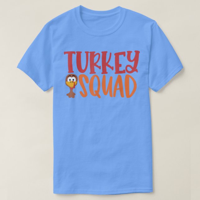 T-shirt Turquie Squad Drôle Thanksgiving 2022 Vibes d'auto (Design devant)
