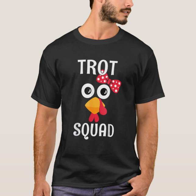 T-shirt Turquie Tro mignonne courir Thanksgiving (Devant)