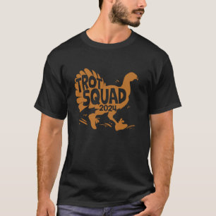 T-shirt Turquie Trot Squad 2024 Funny Thanksgiving Day Run