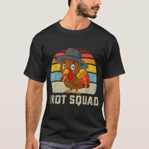 T-shirt Turquie Trot Squad Thanksgiving Run Costume Men Wo