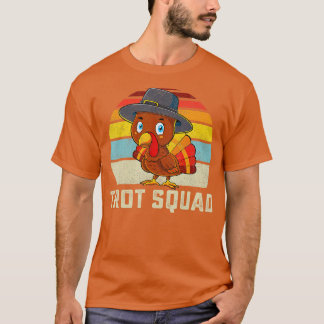 T-shirt Turquie Trot Squad Thanksgiving Run Costume Men Wo