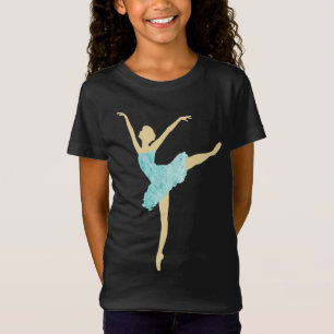 T-Shirt Turquoise Ballerina