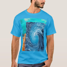 Turquoise de Splash Mens de l'océan Pacifique