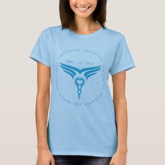 T-shirt turquoise de symbole