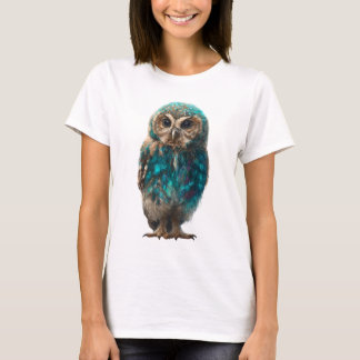 T-shirt Turquoise Plumage Mystical Owl Women