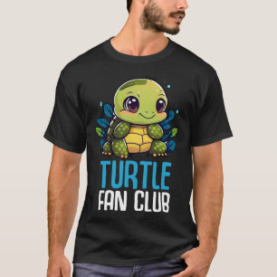 T-shirt Turtle Fan Club Tortoise Zoo Enfants Garçons Fille