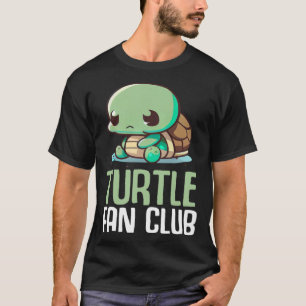T-shirt Turtle Fan Club Tortoise Zoo Enfants Garçons Fille