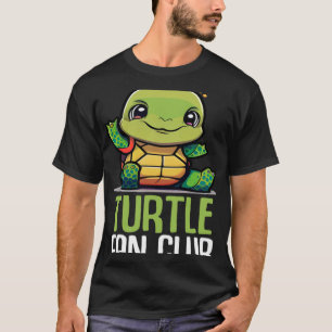 T-shirt Turtle Fan Club Tortoise Zoo Enfants Garçons Fille