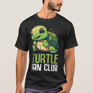 T-shirt Turtle Fan Club Tortoise Zoo Enfants Garçons Fille