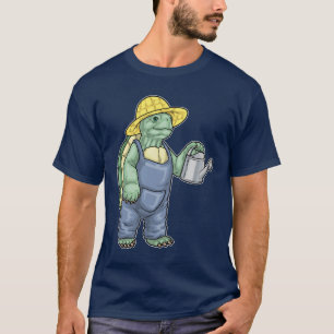 T-shirt Turtle Gardener Arrosage peut Jardin