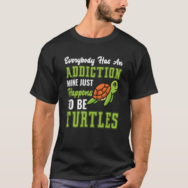 T-shirt Turtle  Happens To Be Turtles Sea Turtle Ocean (Devant)