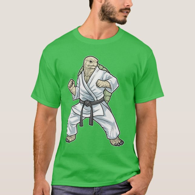 T-shirt Turtle Karate Arts martiaux (Devant)