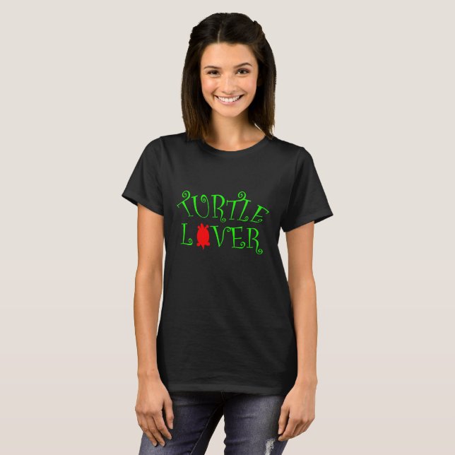 T-shirt Turtle Lover Turtle (Devant entier)