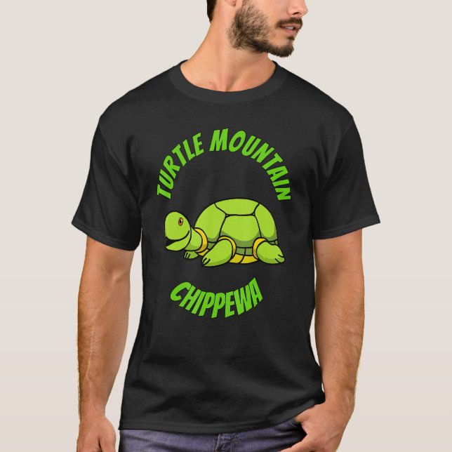 T-shirt Turtle Mountain Chippewa Turtle T (Devant)