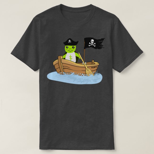 T-shirt Turtle Pirate (Design devant)