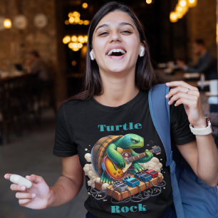T-shirt Turtle Rockstar Jamming sur scène