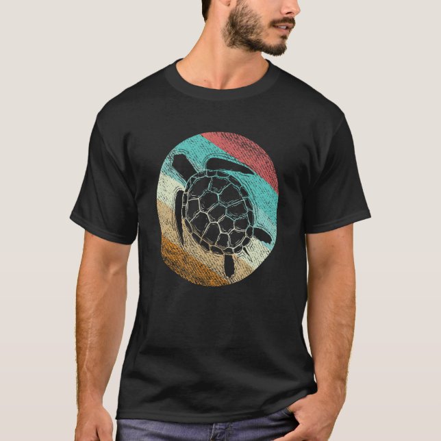 T-shirt Turtle swimming in the Sea (Devant)