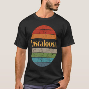 T-shirt Tuscaloosa Alabama Qualité Coucher de soleil 3 Per