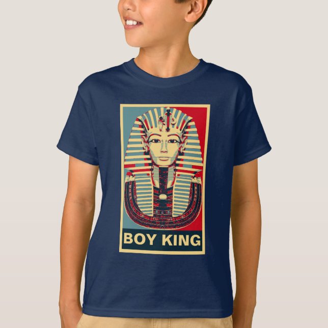 T-shirt Tutankhamen frais style d'affiche de roi" espoir (Devant)