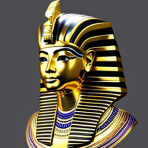 T-shirt Tutankhamen Visage égyptien