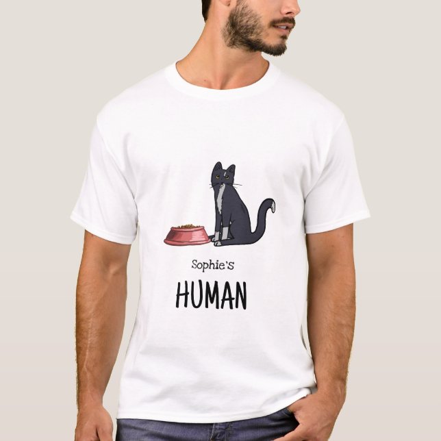 T-shirt Tuxedo Cat Shirt (Devant)
