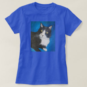 T-shirt Tuxedo Chat Cool Pet Vêtements Personnalisé Art Ch