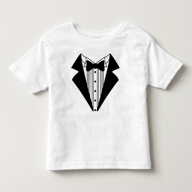 T-shirt Tuxedo Toddler (Devant)
