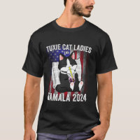 Tuxie Cat Ladies for Kamala 2024 USA Presidential