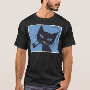 T-shirt Tuyau de tabagisme polonais de chat d'étiquette d