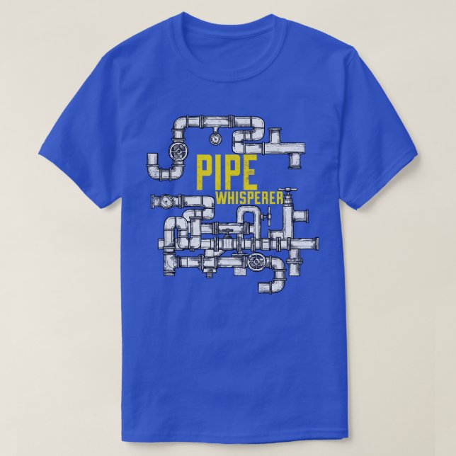 T-shirt Tuyaux de plomberie de plomberie amusant Tuyaux d' (Design devant)
