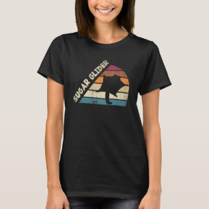 T-shirt Tuyaux de sucre Pet Glider de sucre Silhouette