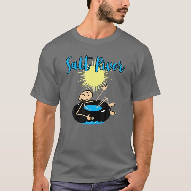 T-shirt Tuyaux Sur La Rivière Salt (Devant)