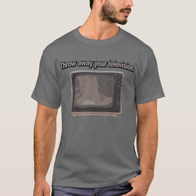 T-shirt TV cassée (Devant)