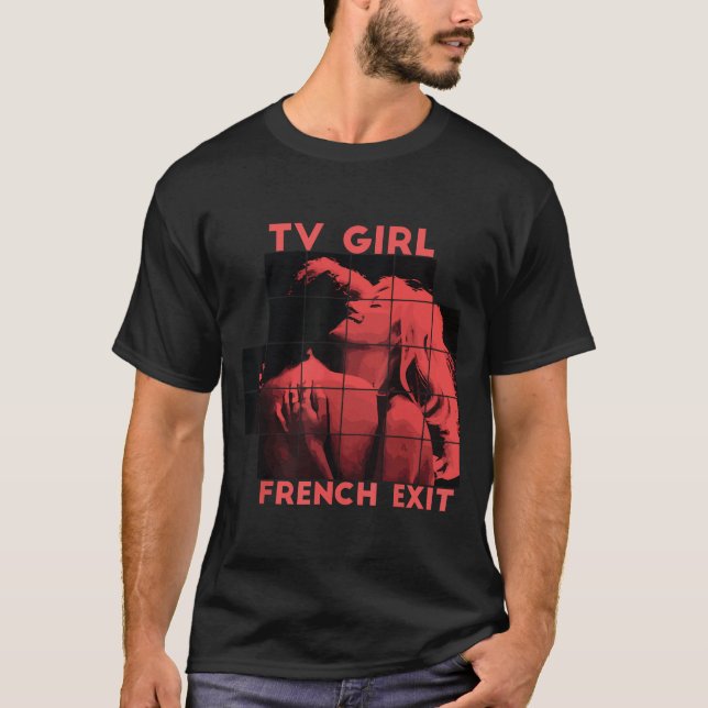 T-shirt TV Girl Band Frenchs Exit Album (Devant)